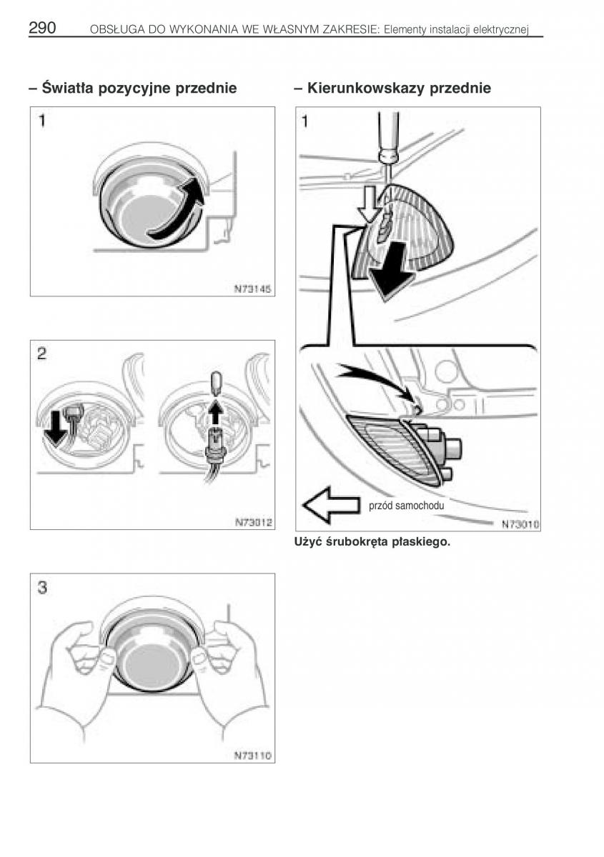 Toyota Avensis I 1 instrukcja obslugi / page 297