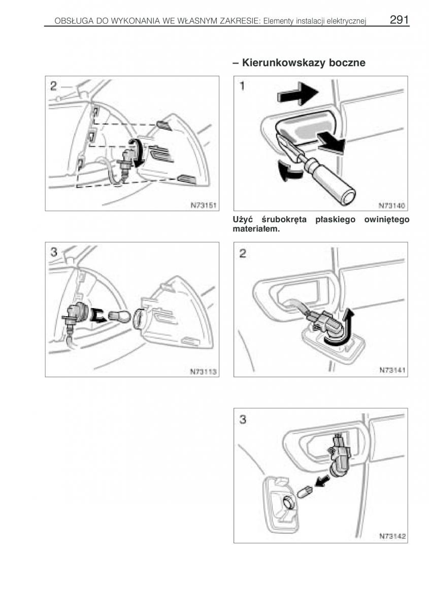 Toyota Avensis I 1 instrukcja obslugi / page 298