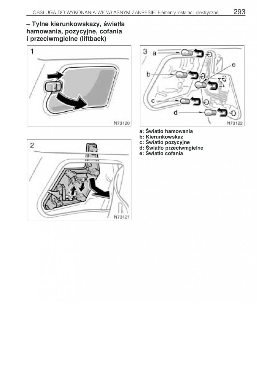 Toyota Avensis I 1 instrukcja obslugi / page 300