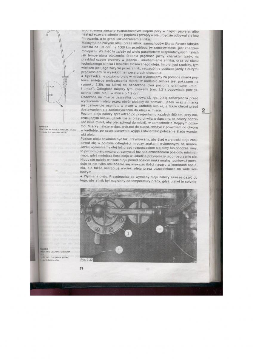 Skoda Favorit instrukcja obslugi / page 74