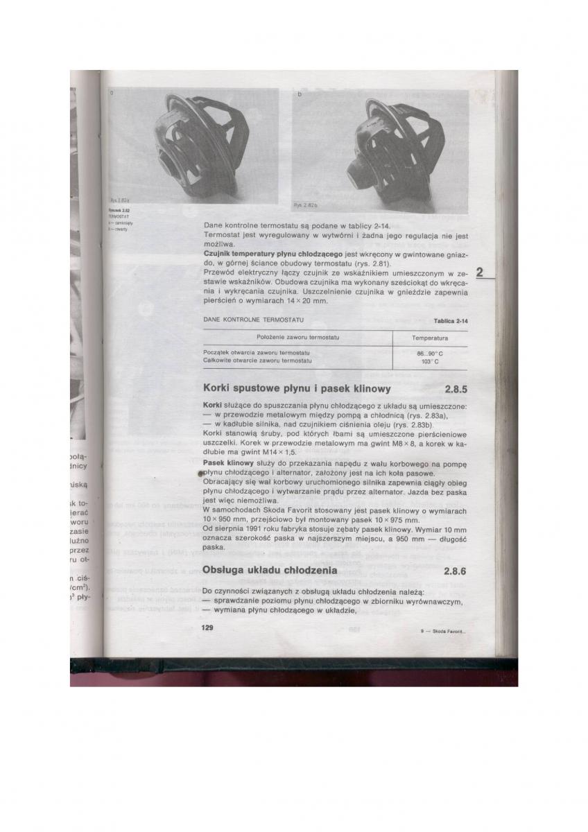 Skoda Favorit instrukcja obslugi / page 124