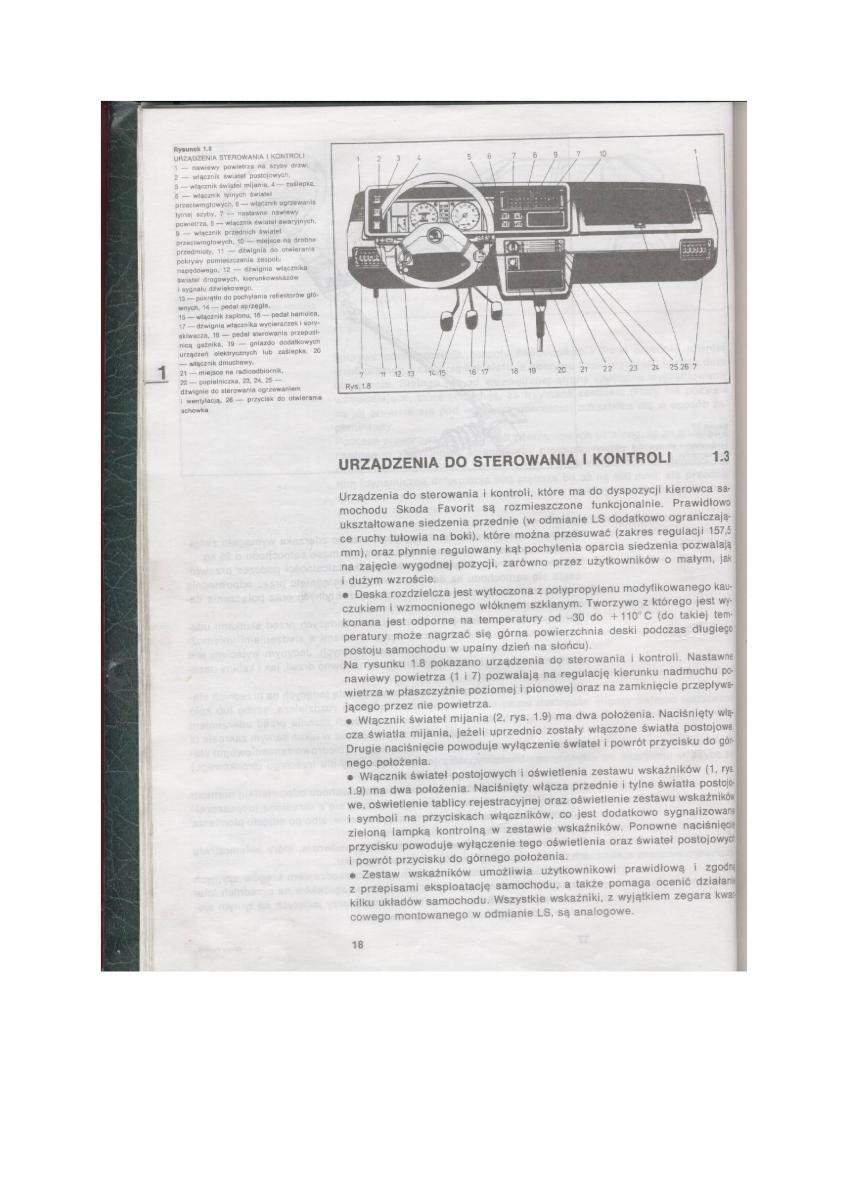 Skoda Favorit instrukcja obslugi / page 15