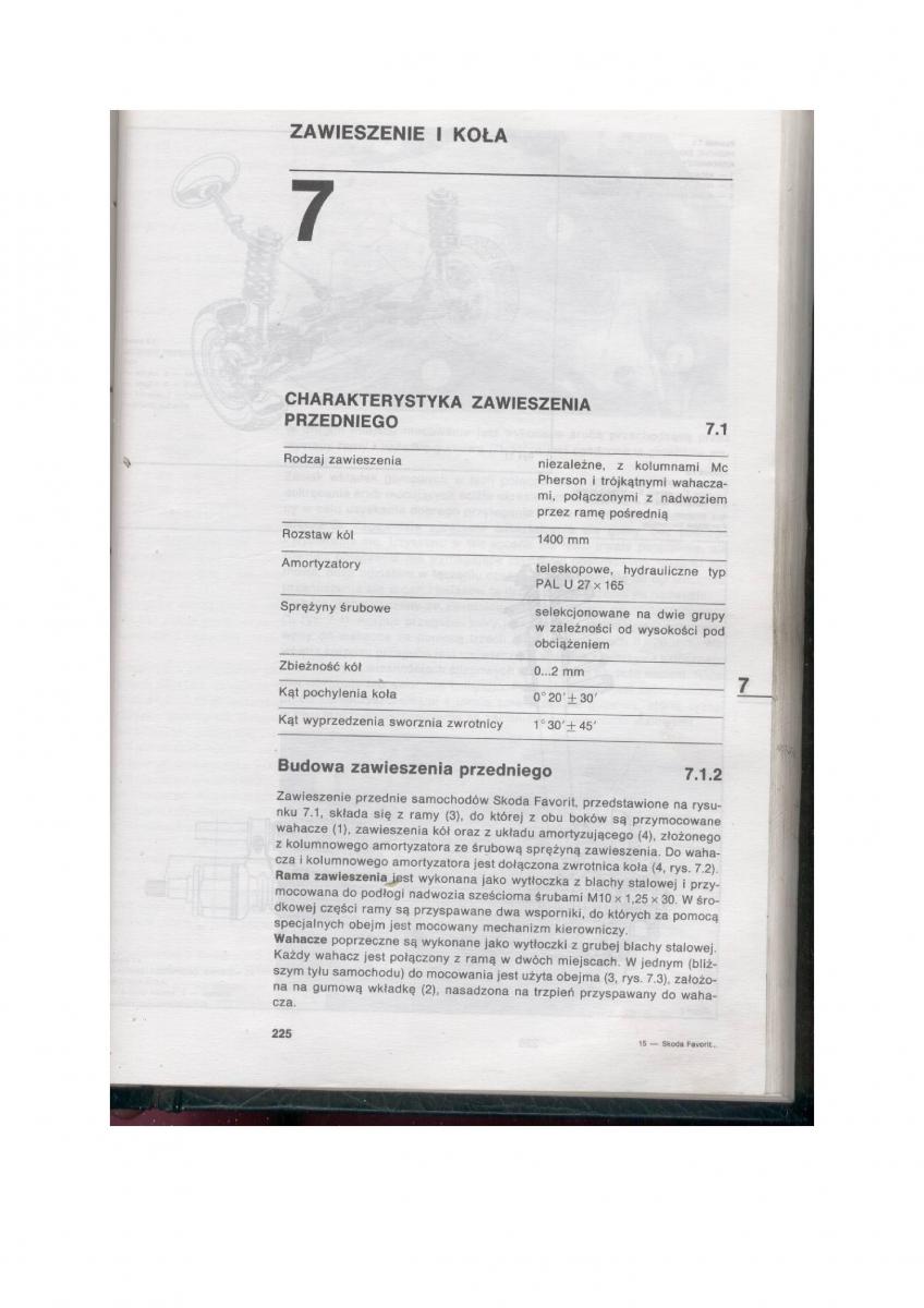 Skoda Favorit instrukcja obslugi / page 220