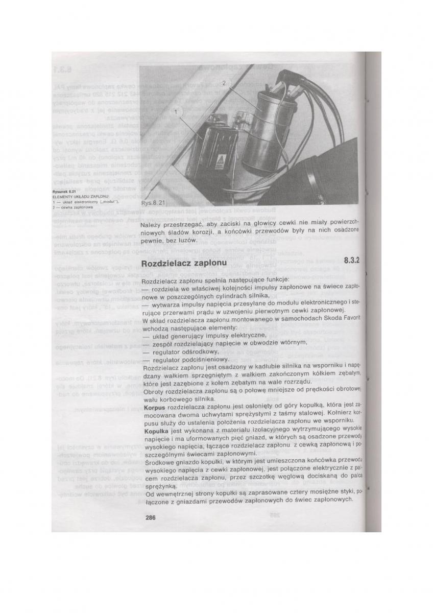 Skoda Favorit instrukcja obslugi / page 281