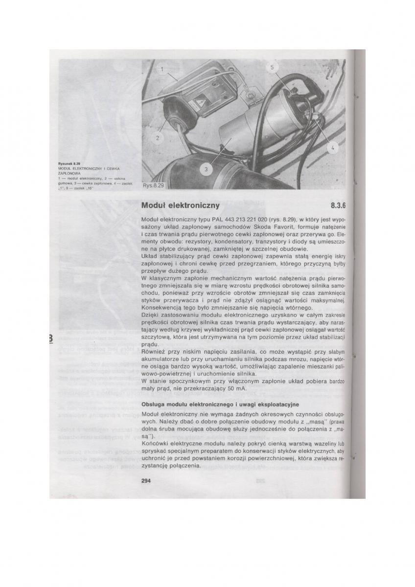 Skoda Favorit instrukcja obslugi / page 289