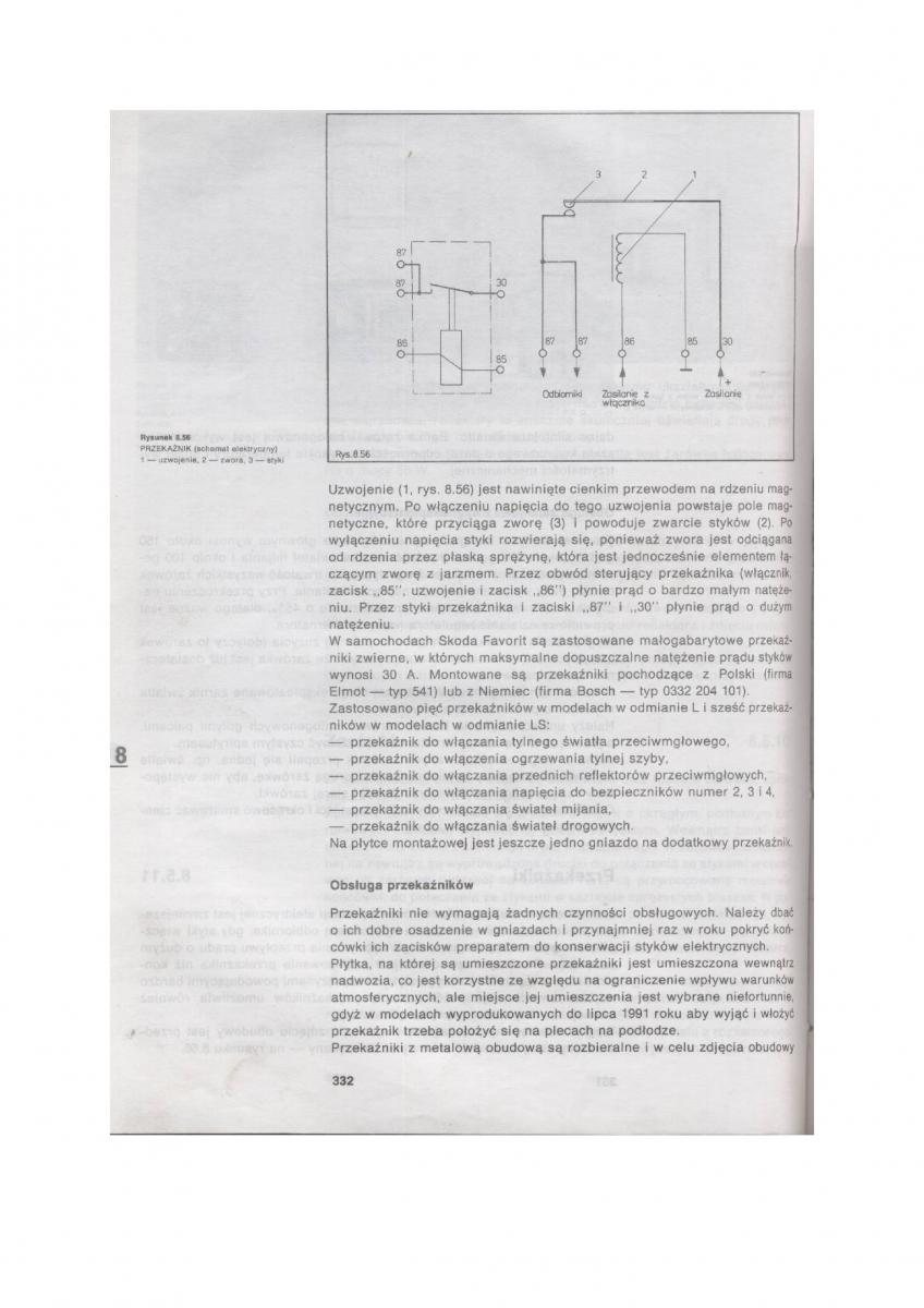 Skoda Favorit instrukcja obslugi / page 327