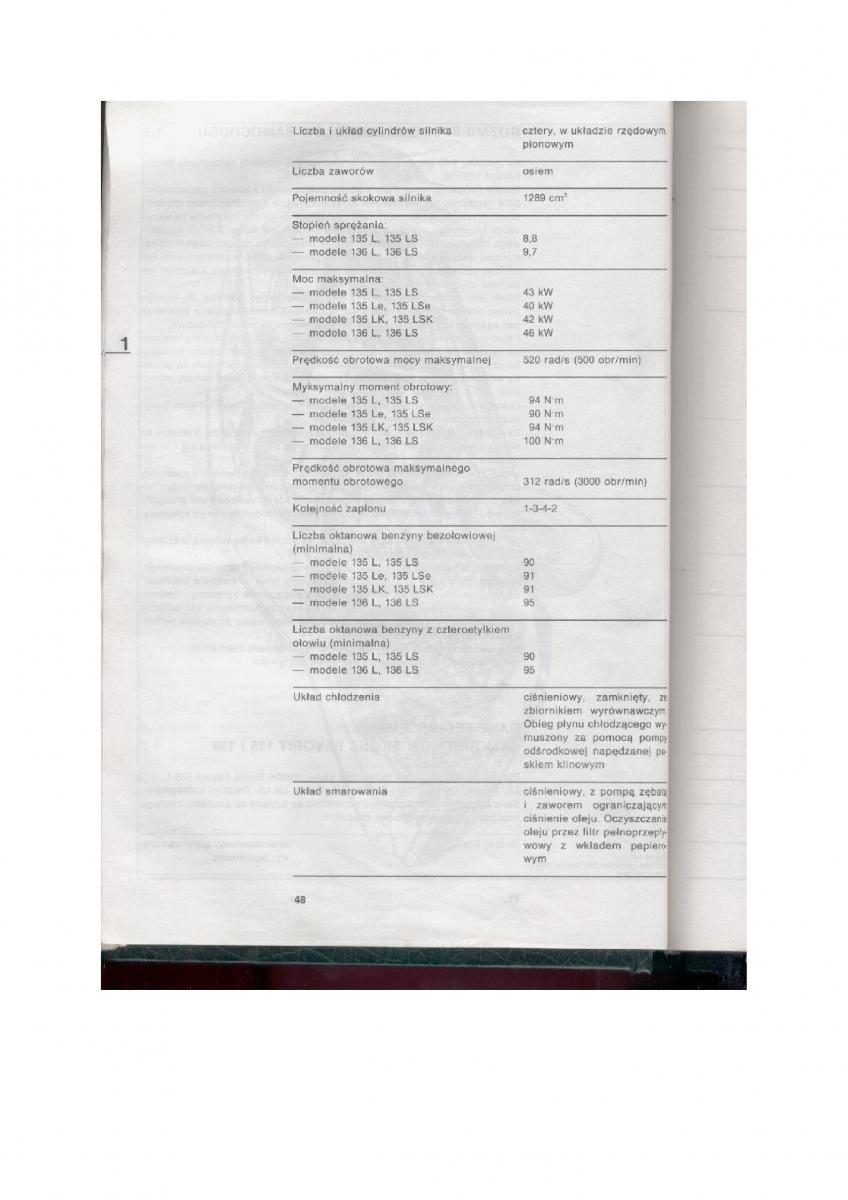 Skoda Favorit instrukcja obslugi / page 43