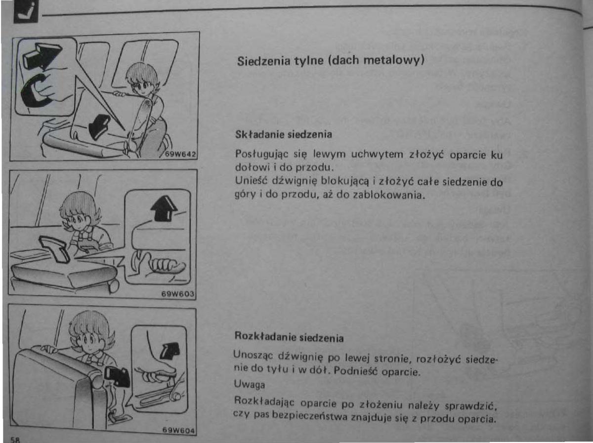 Mitsubishi Pajero I 1 instrukcja obslugi / page 58