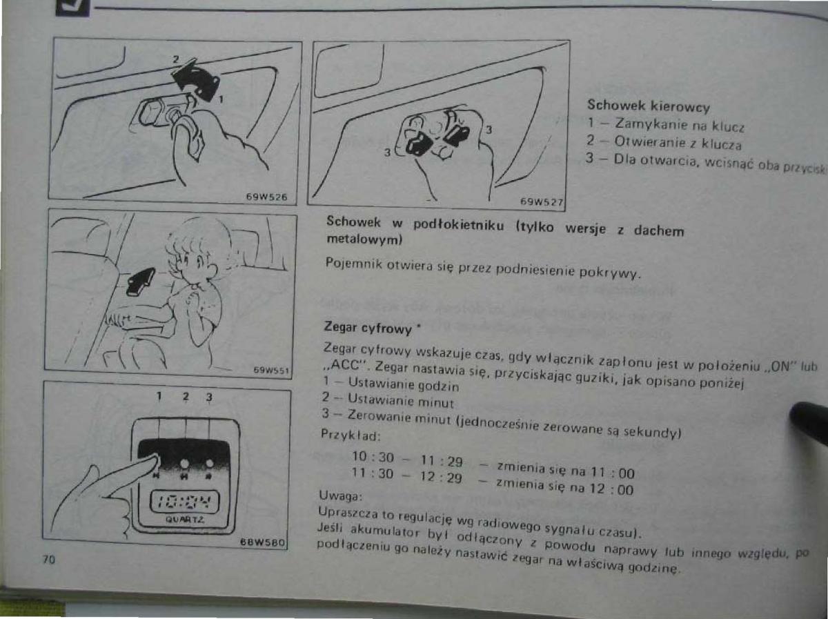 Mitsubishi Pajero I 1 instrukcja obslugi / page 71