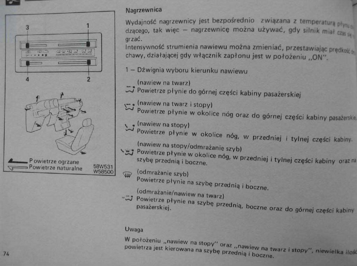 Mitsubishi Pajero I 1 instrukcja obslugi / page 75