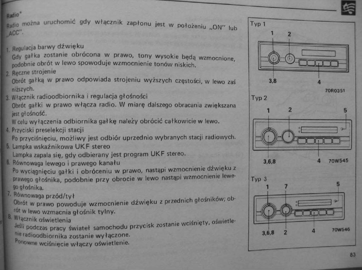 Mitsubishi Pajero I 1 instrukcja obslugi / page 84