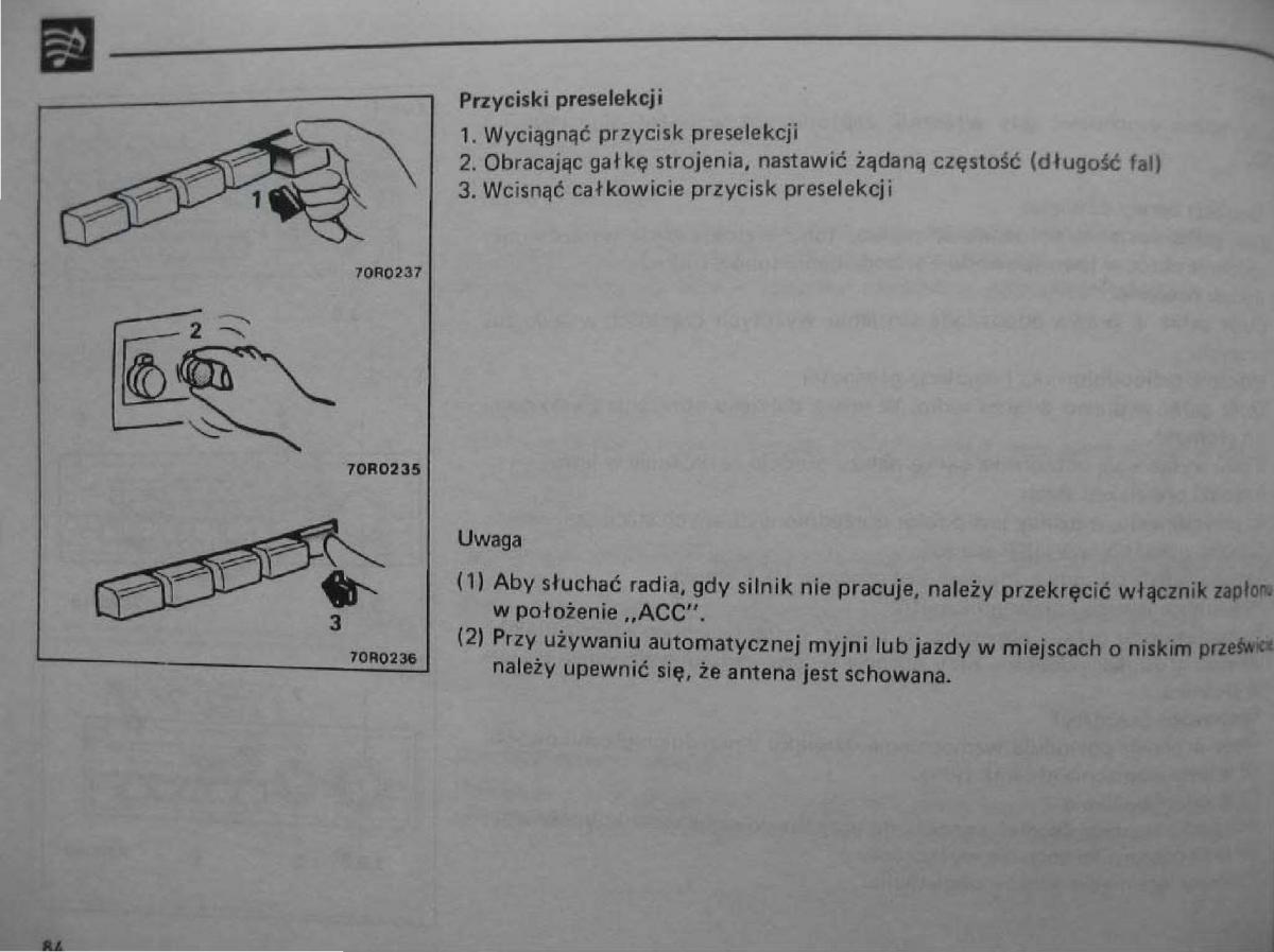 Mitsubishi Pajero I 1 instrukcja obslugi / page 85