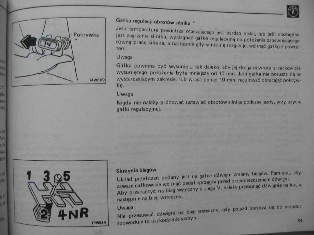 Mitsubishi Pajero I 1 instrukcja obslugi / page 92