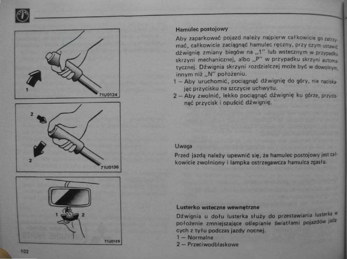 Mitsubishi Pajero I 1 instrukcja obslugi / page 103