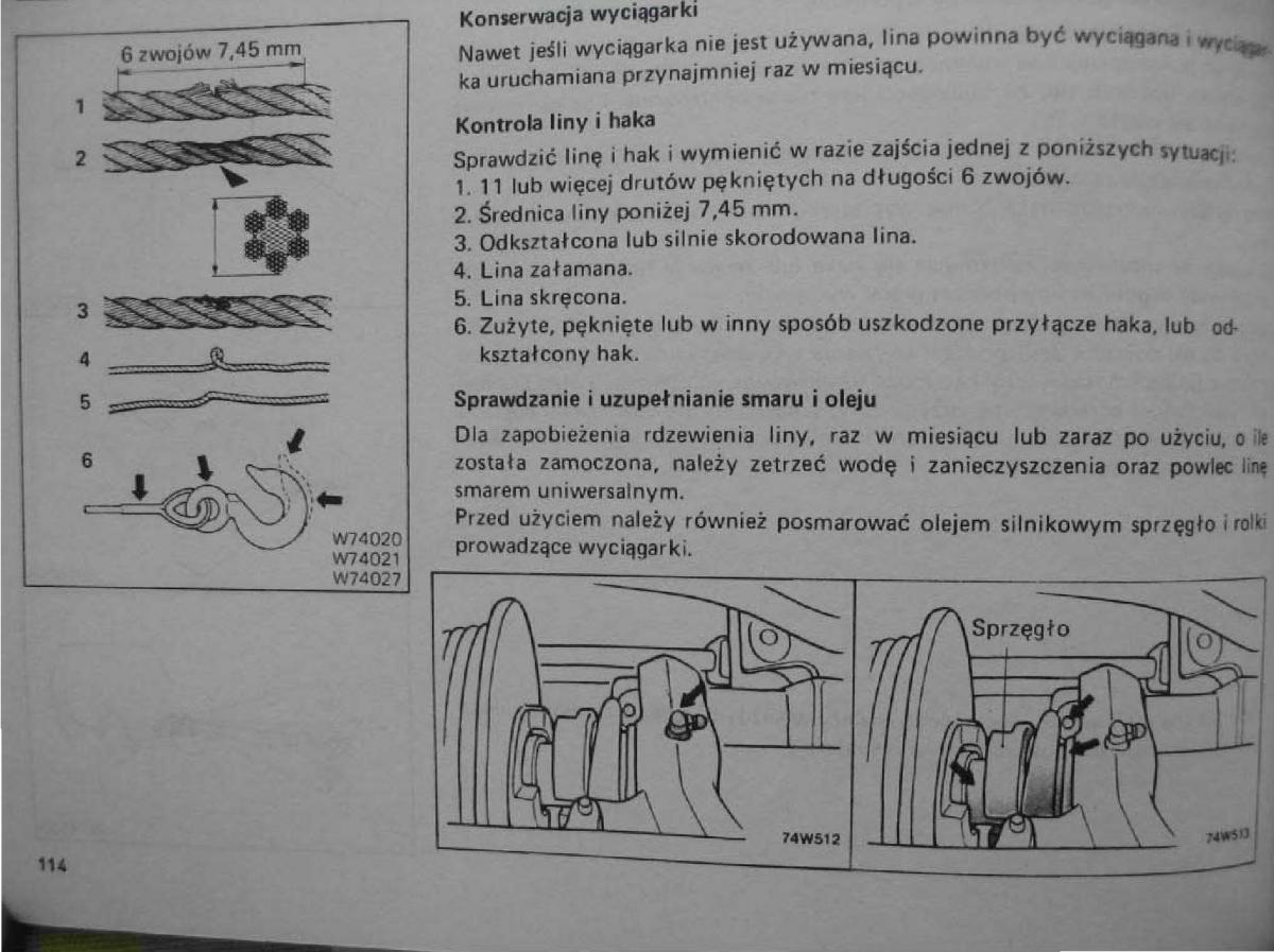 Mitsubishi Pajero I 1 instrukcja obslugi / page 114