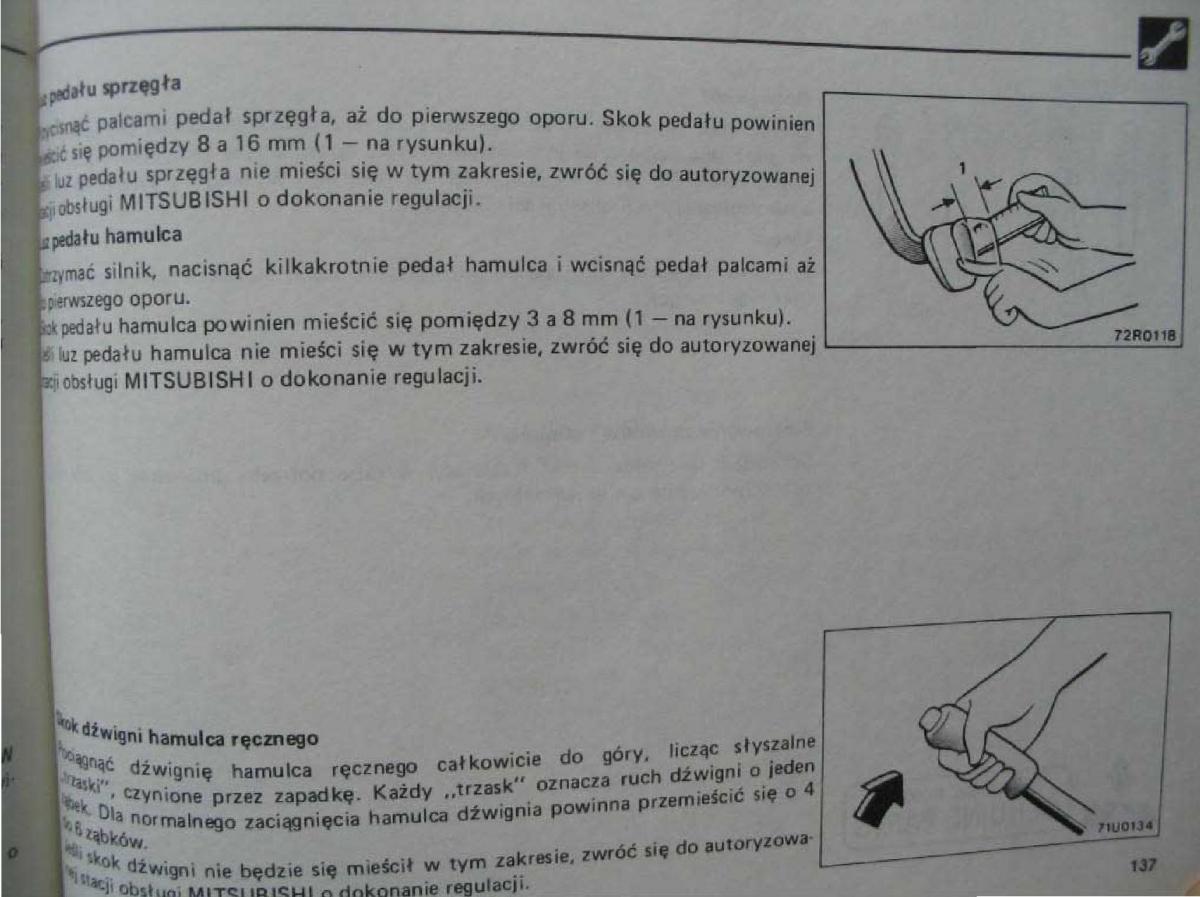 Mitsubishi Pajero I 1 instrukcja obslugi / page 134