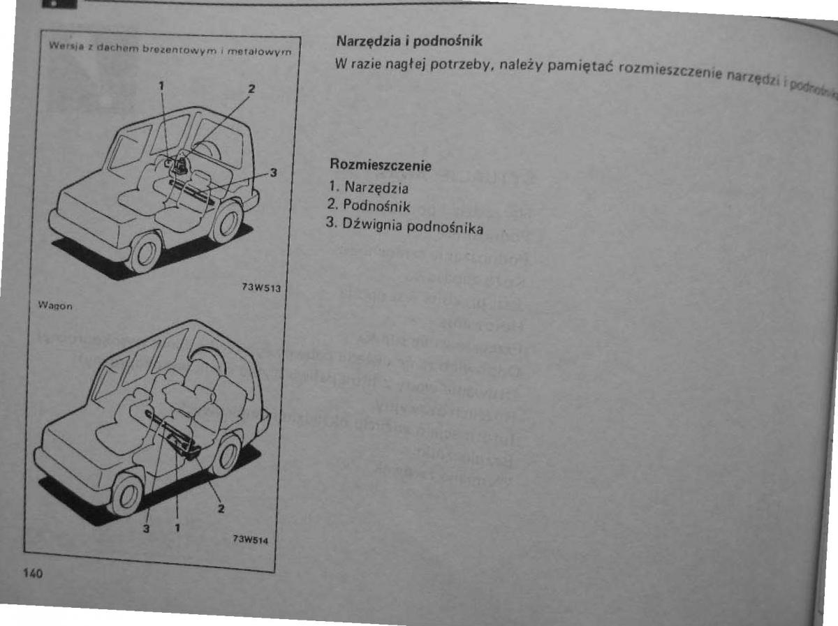 Mitsubishi Pajero I 1 instrukcja obslugi / page 137