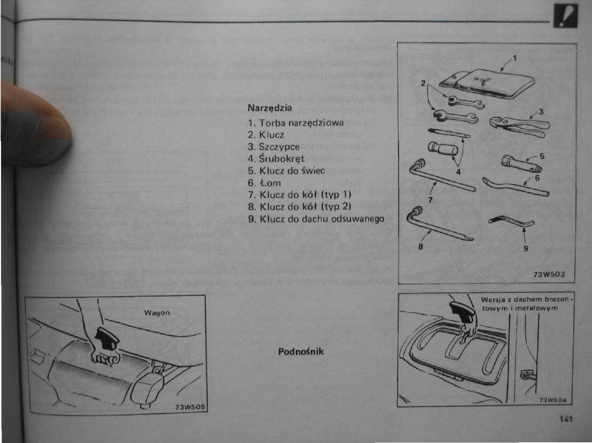 Mitsubishi Pajero I 1 instrukcja obslugi / page 139