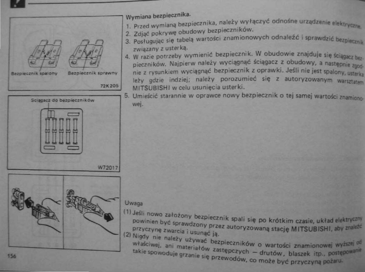 Mitsubishi Pajero I 1 instrukcja obslugi / page 153