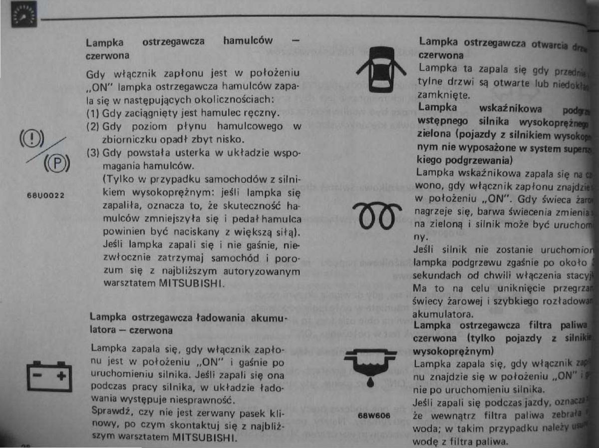 Mitsubishi Pajero I 1 instrukcja obslugi / page 30