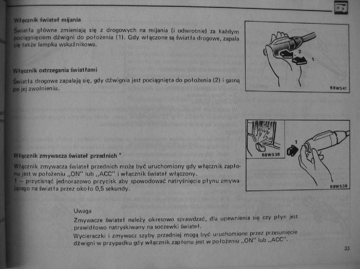 Mitsubishi Pajero I 1 instrukcja obslugi / page 34