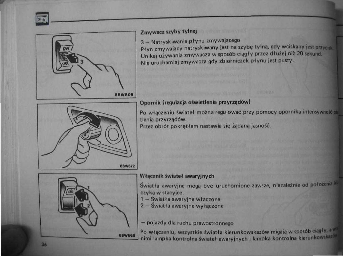 Mitsubishi Pajero I 1 instrukcja obslugi / page 36