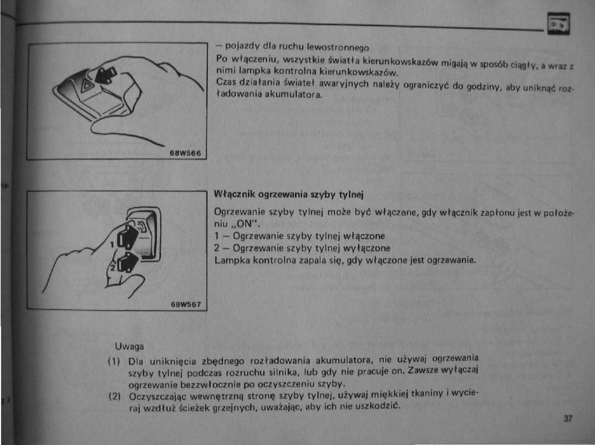 Mitsubishi Pajero I 1 instrukcja obslugi / page 39