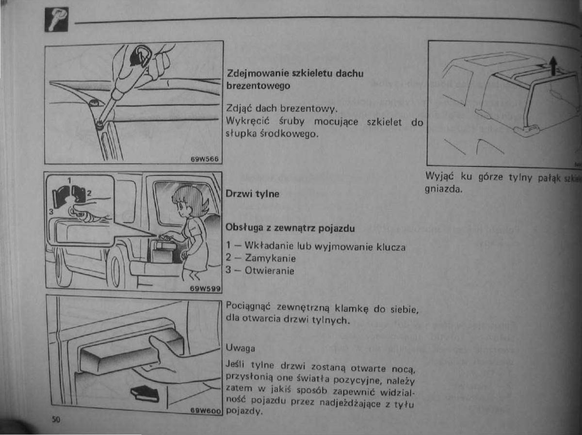 Mitsubishi Pajero I 1 instrukcja obslugi / page 50