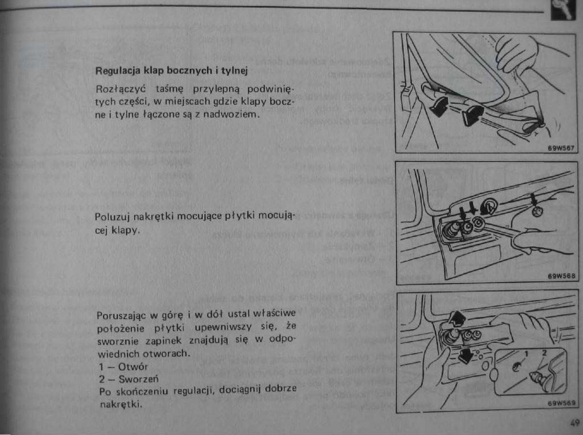 Mitsubishi Pajero I 1 instrukcja obslugi / page 51