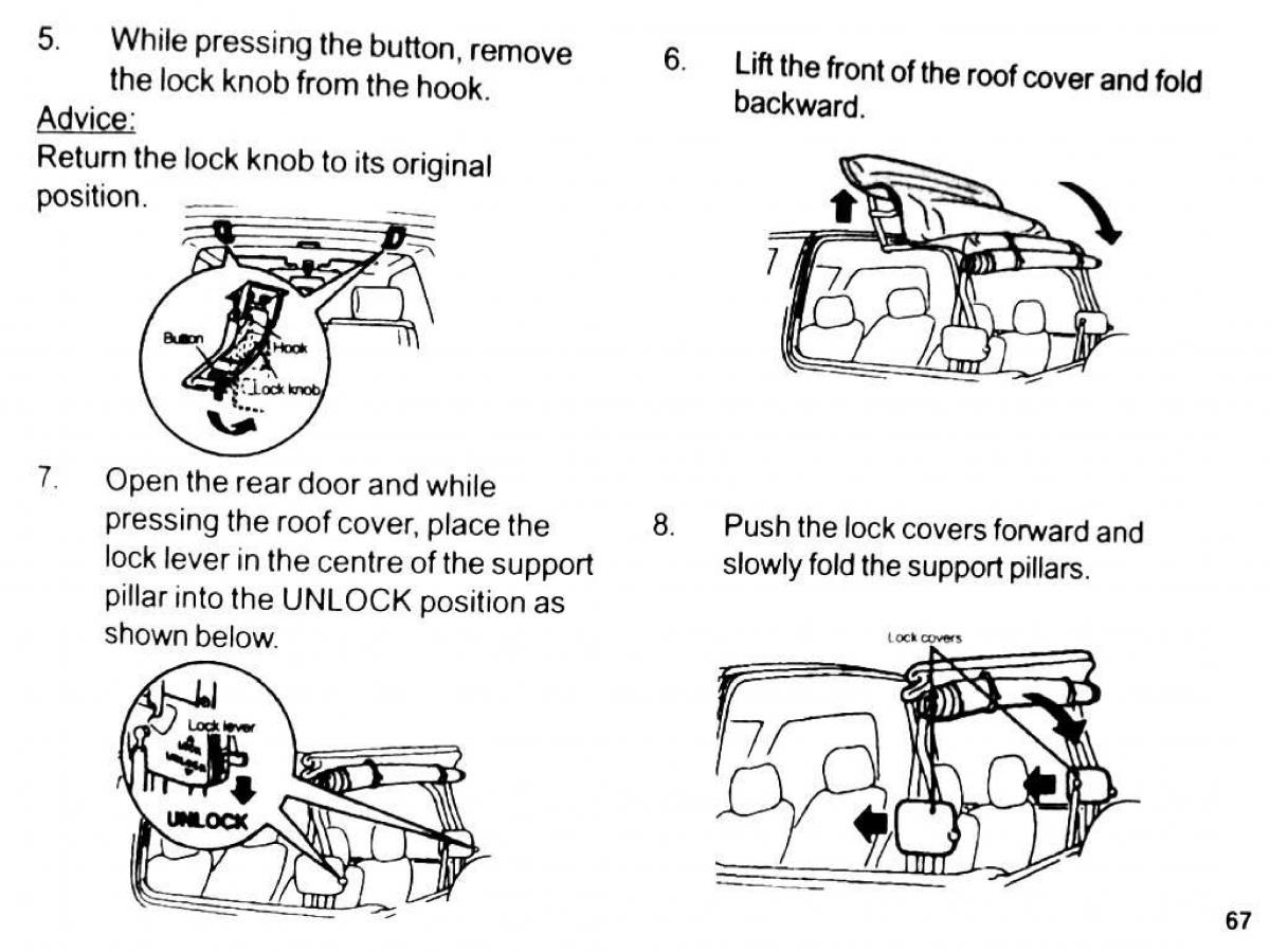 Mitsubishi Pajero II 2 owners manual / page 67