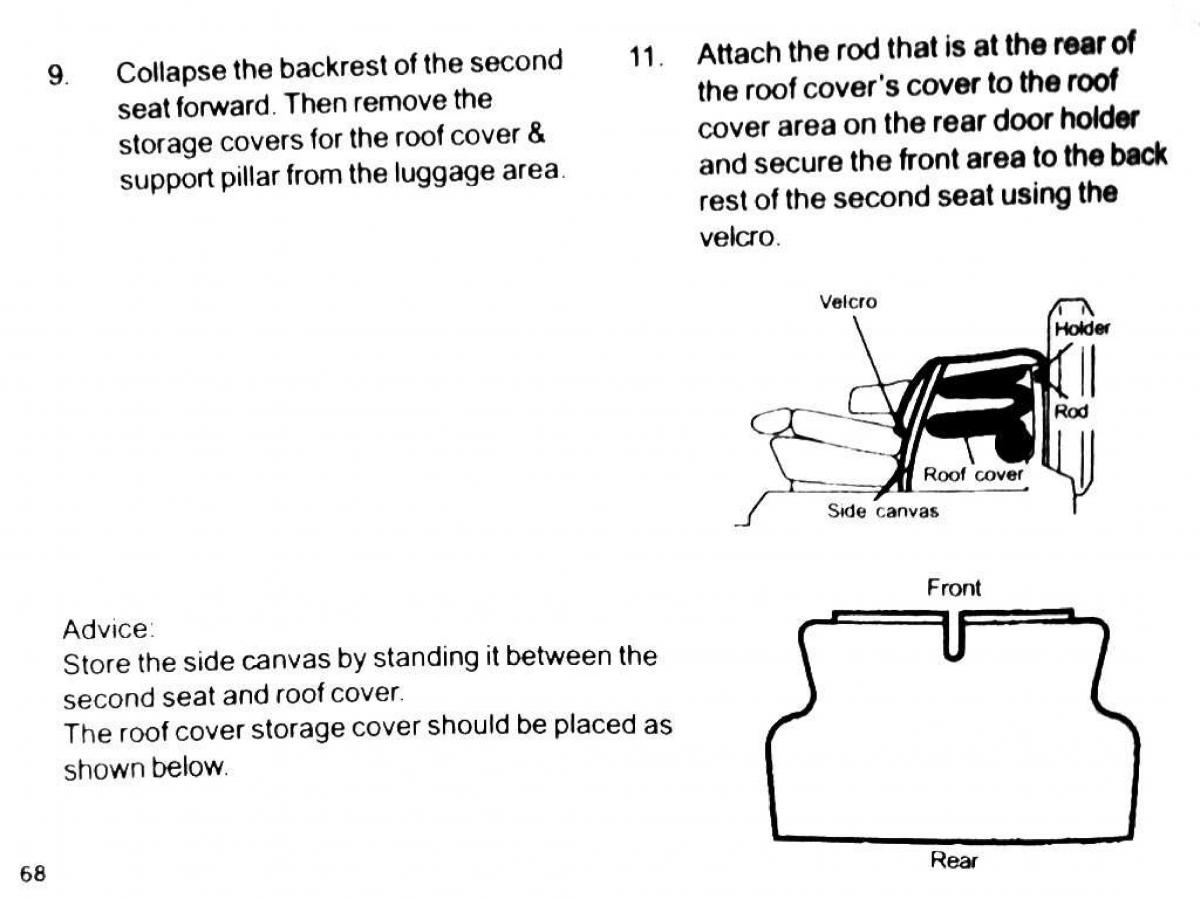 Mitsubishi Pajero II 2 owners manual / page 68