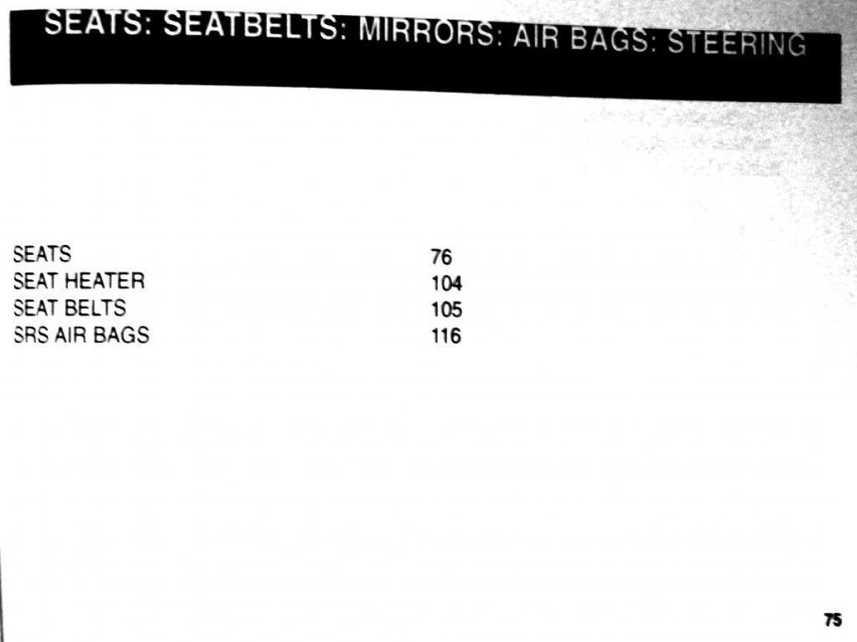 Mitsubishi Pajero II 2 owners manual / page 75