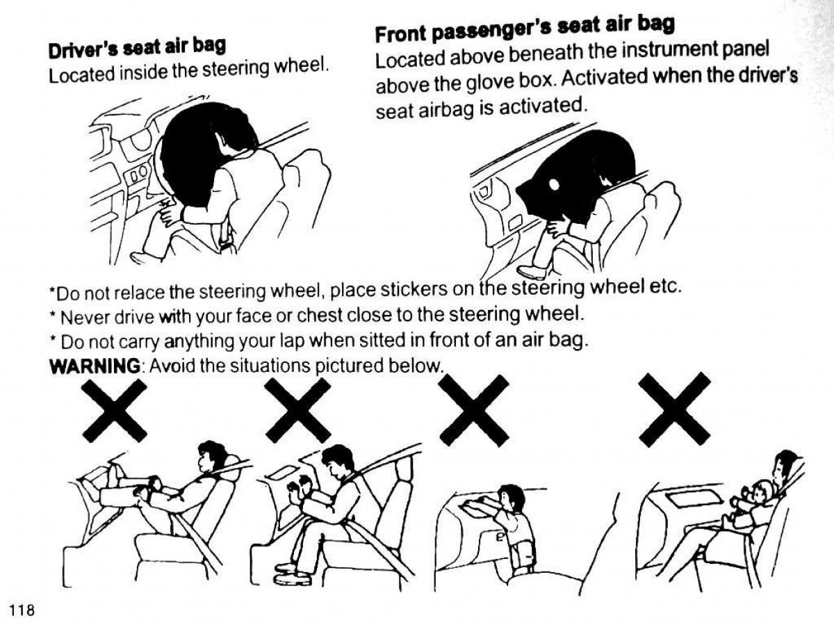 Mitsubishi Pajero II 2 owners manual / page 118