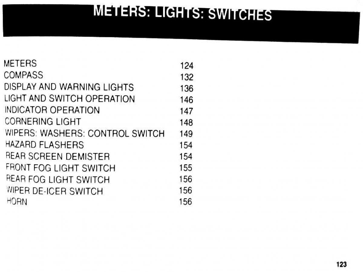 Mitsubishi Pajero II 2 owners manual / page 123