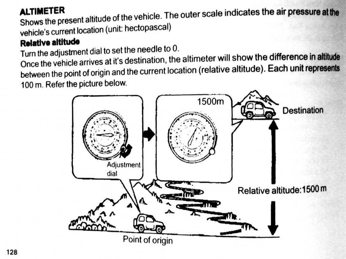 Mitsubishi Pajero II 2 owners manual / page 128