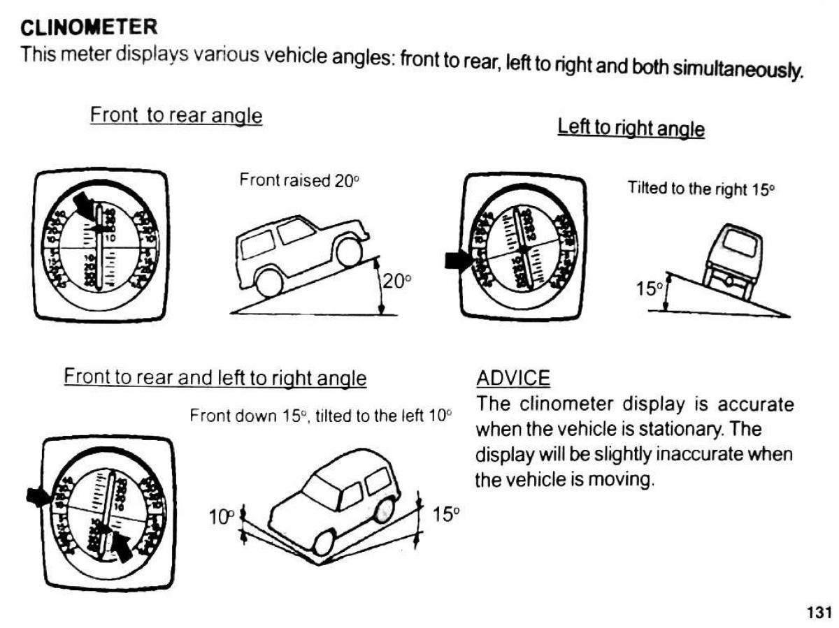 Mitsubishi Pajero II 2 owners manual / page 131