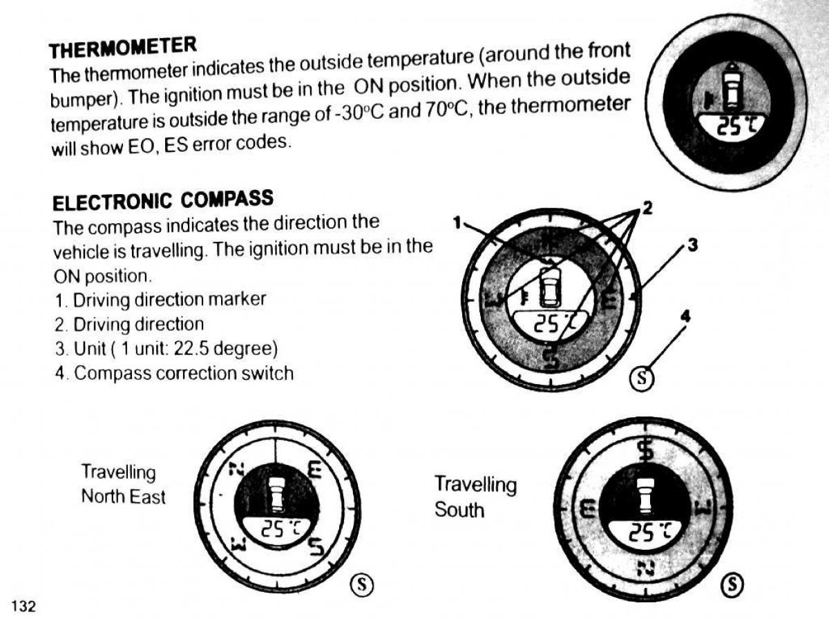 Mitsubishi Pajero II 2 owners manual / page 132