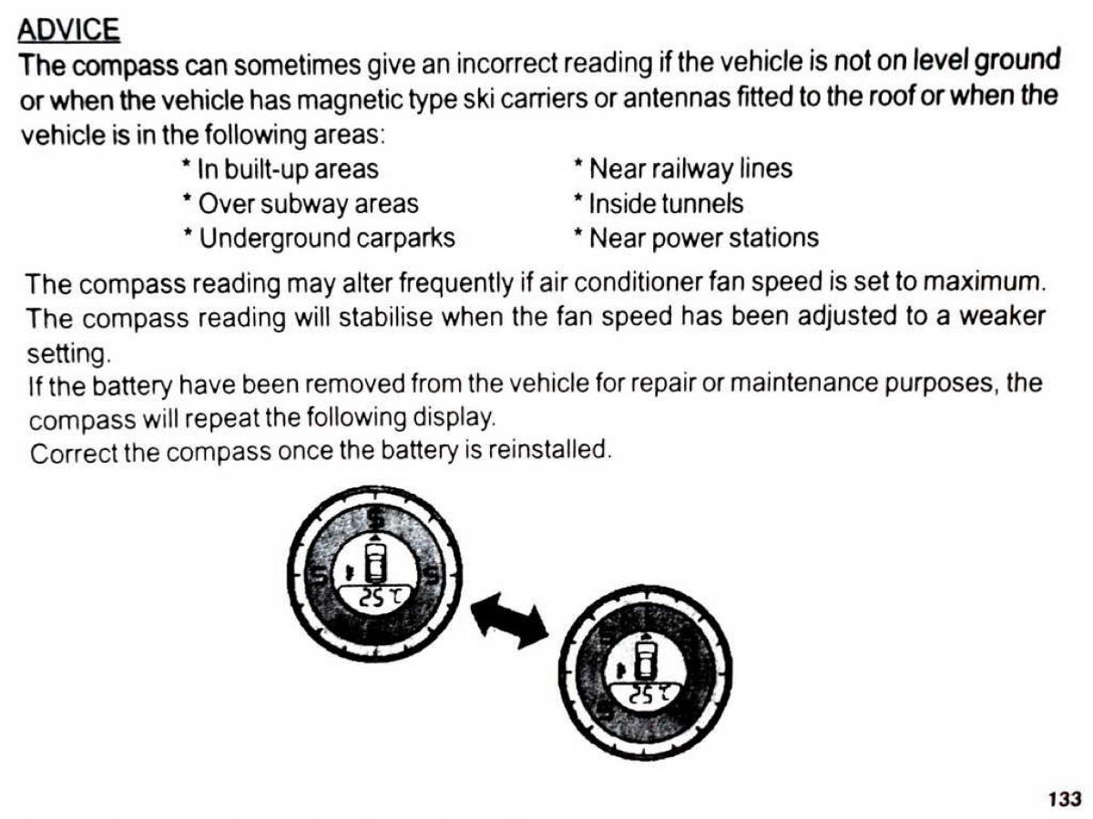 Mitsubishi Pajero II 2 owners manual / page 133