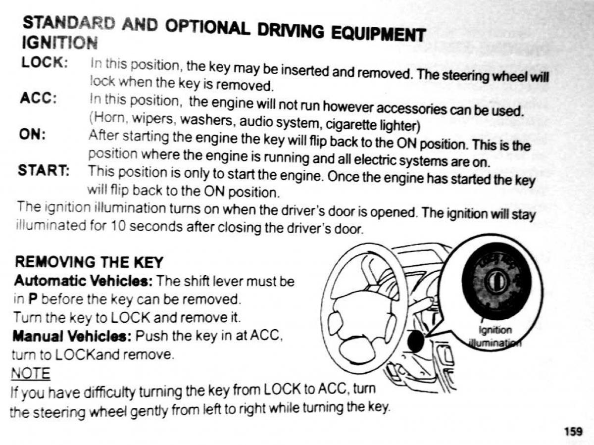 Mitsubishi Pajero II 2 owners manual / page 159