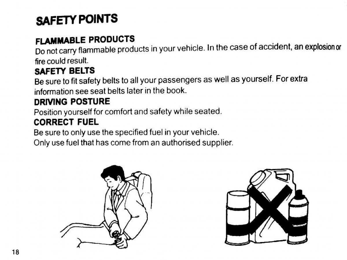 Mitsubishi Pajero II 2 owners manual / page 18