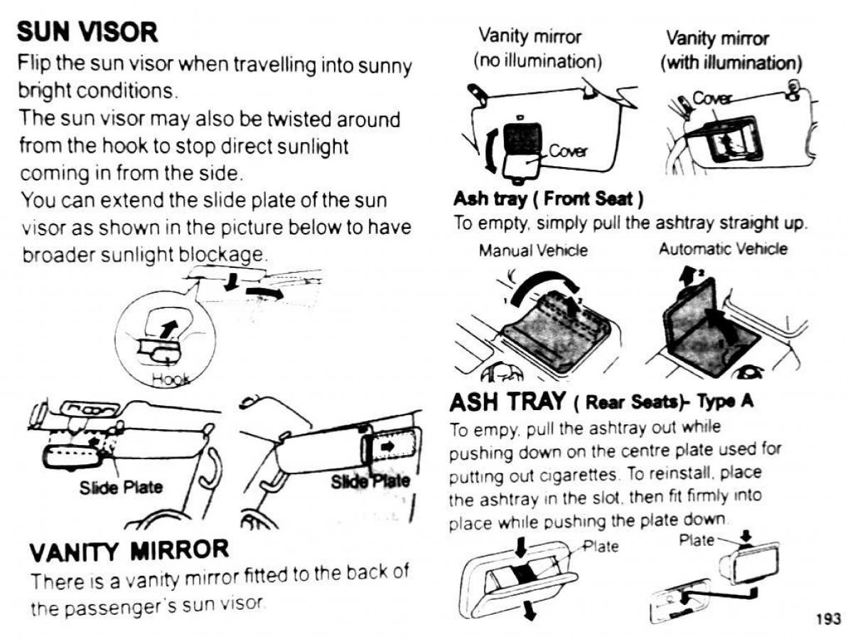 Mitsubishi Pajero II 2 owners manual / page 193