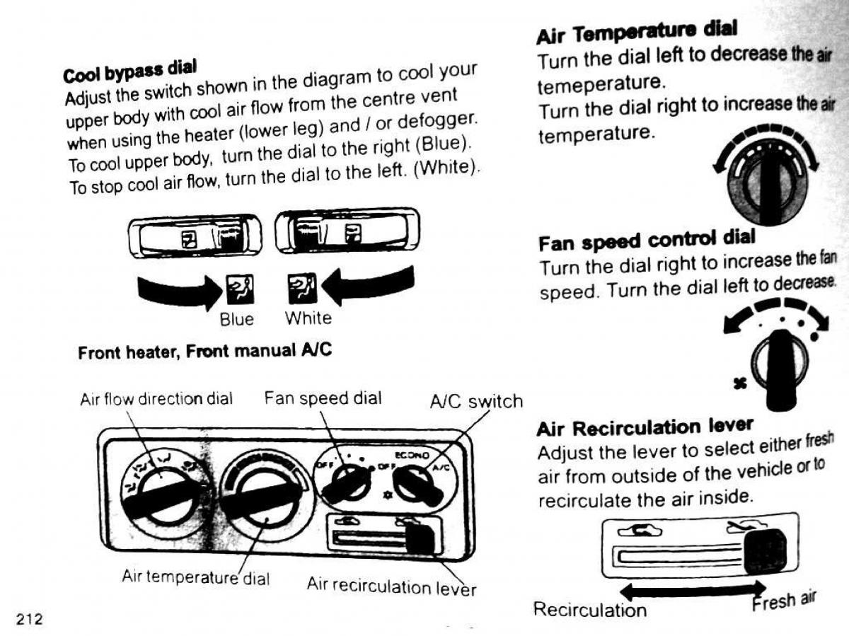 Mitsubishi Pajero II 2 owners manual / page 212