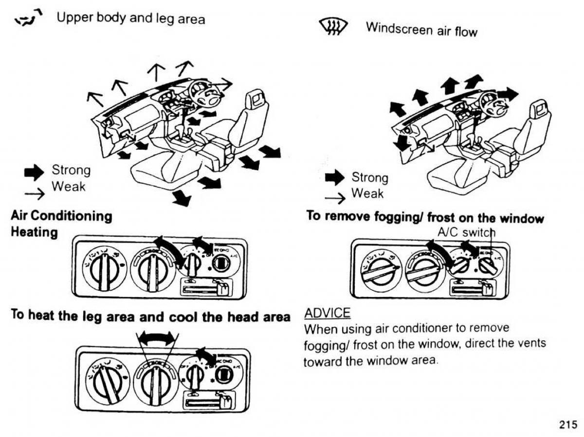 Mitsubishi Pajero II 2 owners manual / page 215