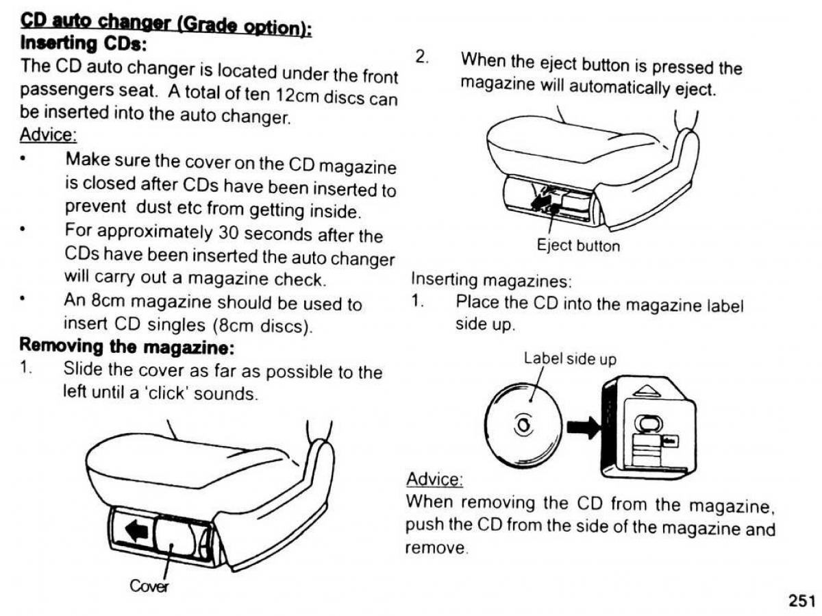 Mitsubishi Pajero II 2 owners manual / page 251