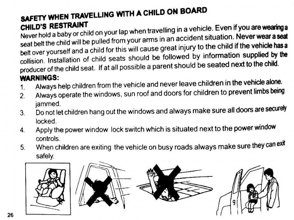 Mitsubishi Pajero II 2 owners manual / page 26