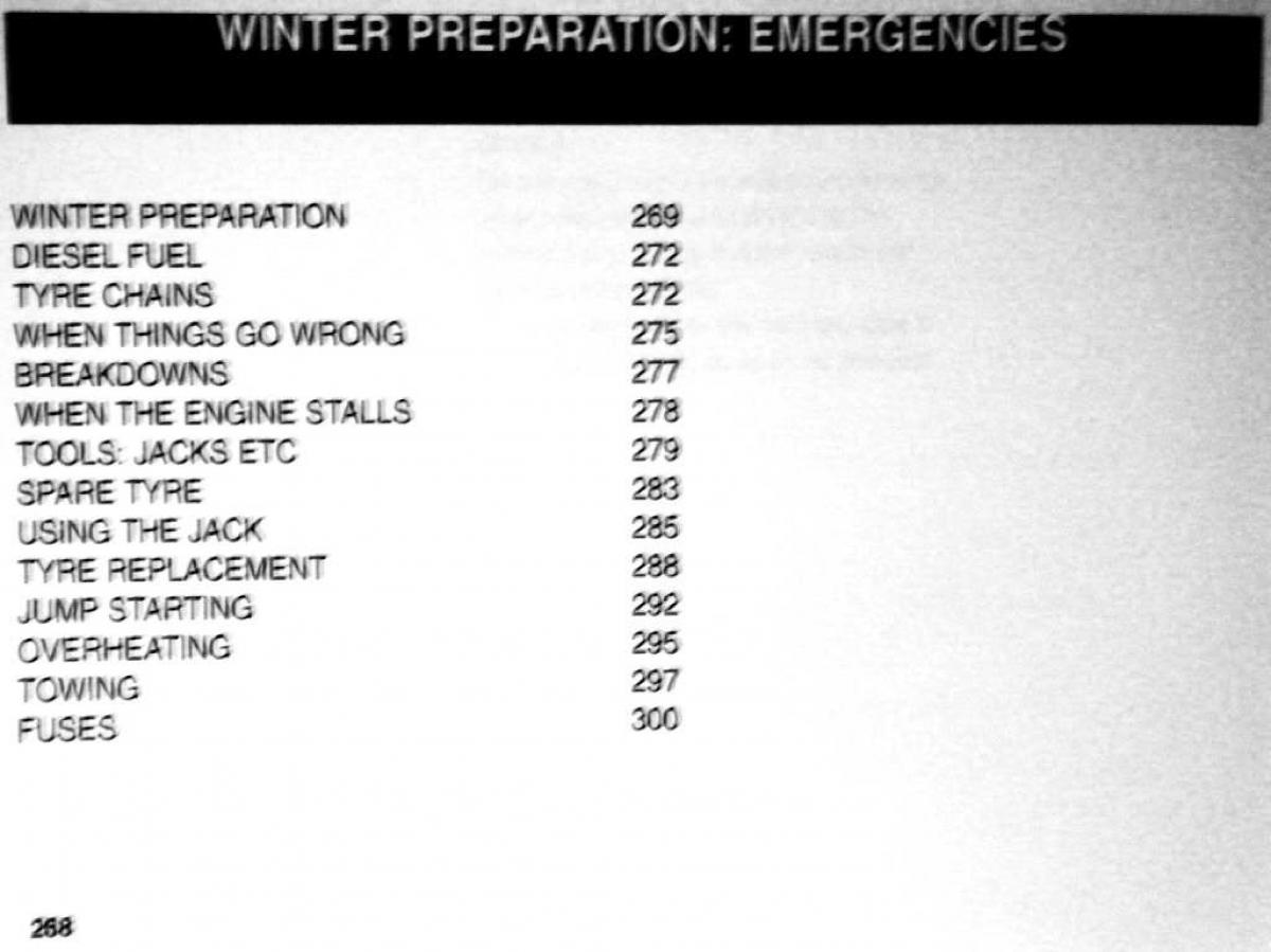 Mitsubishi Pajero II 2 owners manual / page 268