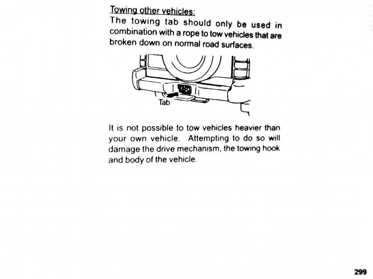 Mitsubishi Pajero II 2 owners manual / page 299