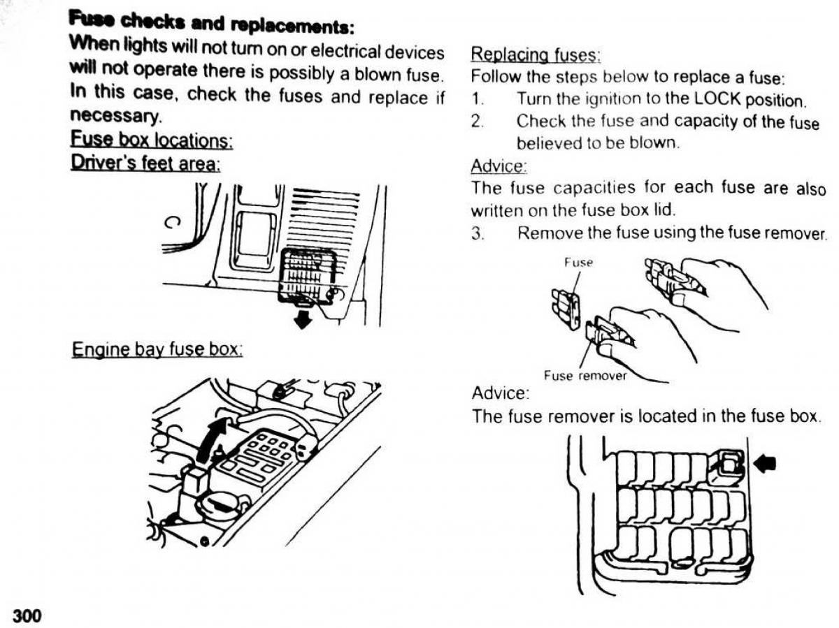 Mitsubishi Pajero II 2 owners manual / page 300