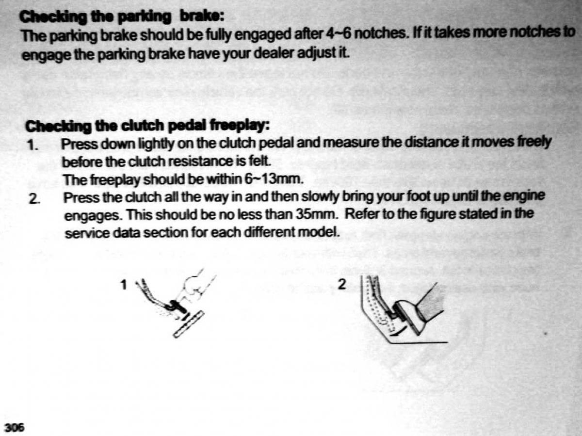 Mitsubishi Pajero II 2 owners manual / page 306