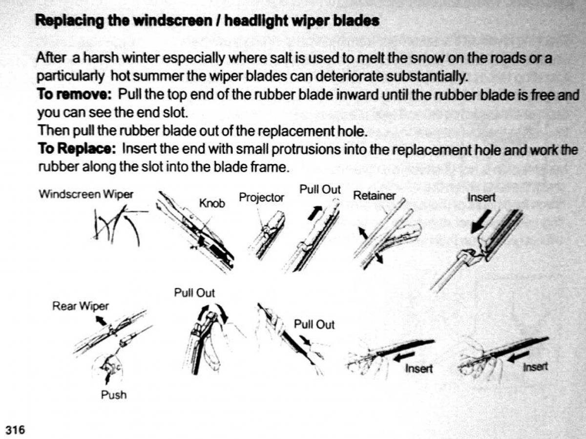 Mitsubishi Pajero II 2 owners manual / page 316